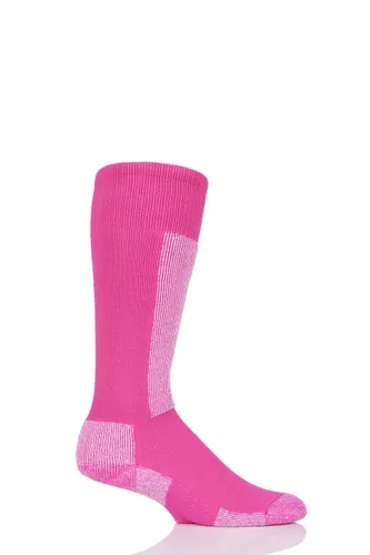 1 Pack Schuss Pink Lightweight Ski Socks Unisex 8-9.5 Unisex - Thorlos