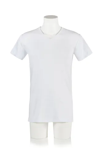 1 Pack White V Neck Short Sleeved Thermal Vest Men's Extra Large - Heat Holders
