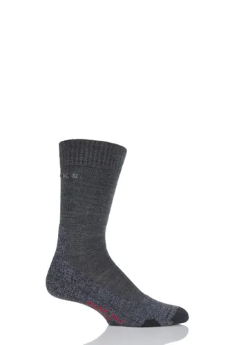 1 Pair Asphalt TK2 Medium Volume Ergonomic Cushioned Trekking Socks Men's 11-12.5 Mens - Falke