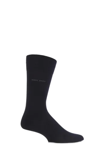 1 Pair Black BOSS Marc Plain 98% Combed Cotton Socks Men's 5.5-8 Mens - Hugo Boss