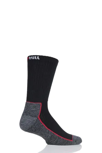 1 Pair Black / Grey Made in Finland Hiking Socks Unisex 3-5 Unisex - Uphill Sport