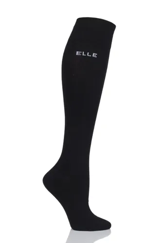 1 Pair Black Milk Compression Socks Ladies Medium - Elle