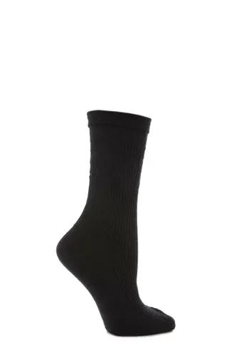 1 Pair Black Original Wool Softop Socks Ladies 4-7 Ladies - HJ Hall