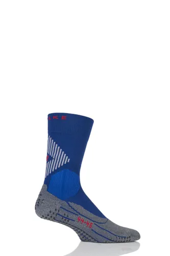 1 Pair Blue Low Compression 4 Grip Football and Sports Socks Men's 11-12.5 Mens - Falke