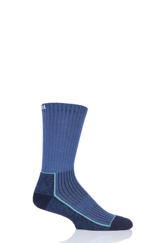 1 Pair Blue Made in Finland Hiking Socks Unisex 5.5-8 Unisex - Uphill Sport
