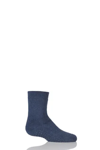 1 Pair Dark Blue Catspads Slipper Socks Kids Unisex 3-5.5 Kids (6-24 Months) - Falke