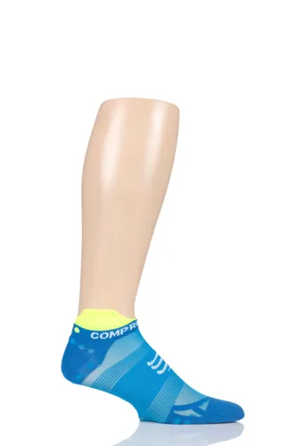 1 Pair Fluo Blue Low Cut V3.0 Ultralight Racing Socks Unisex 10-13 Unisex - Feetures