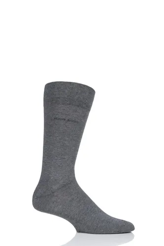 1 Pair Light Grey BOSS Marc Plain 98% Combed Cotton Socks Men's 8.5-11 Mens - Hugo Boss