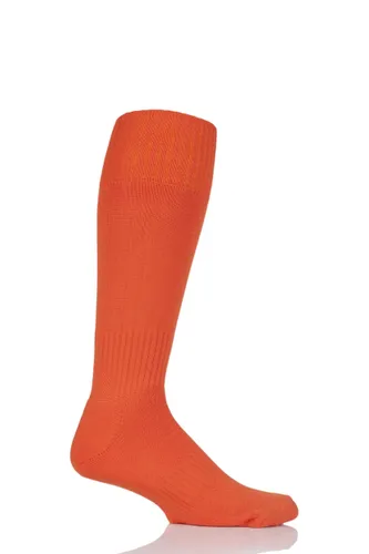 1 Pair Orange of London Made in the UK Plain Football Socks Men's 6-11 Mens - SOCKSHOP of London