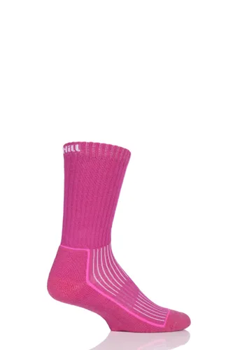 1 Pair Pink Made in Finland Hiking Socks Unisex 5.5-8 Unisex - Uphill Sport