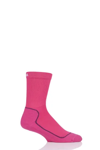 1 Pair Pink UpHillSport Kevo Jr Trekking 4 Layer M4 Socks Kids Unisex 9-11.5 Kids (5-8 Years) - Uphill Sport
