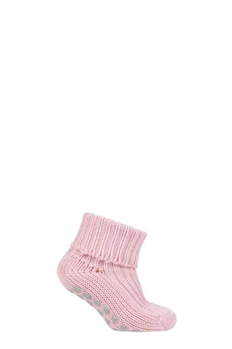 1 Pair Powder Rose Catspads Slipper Socks Kids Unisex 12-18 Months - Falke