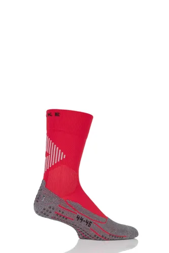 1 Pair Red Low Compression 4 Grip Football and Sports Socks Men's 11-12.5 Mens - Falke