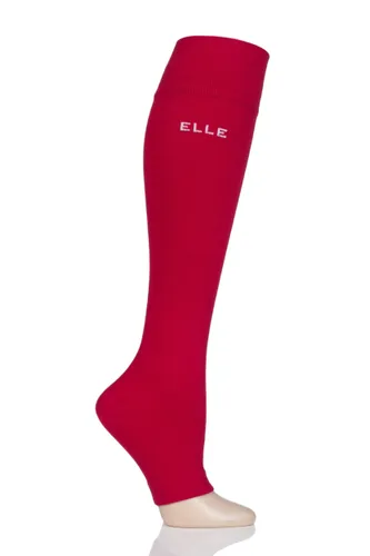 1 Pair Red Milk Compression Open Toe Socks Ladies Small - Elle