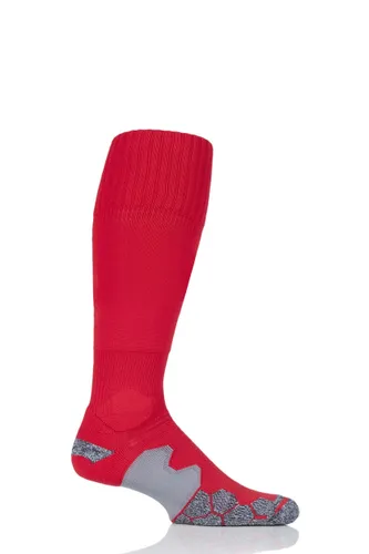 1 Pair Red of London Made in the UK Cushioned Foot Technical Football Socks Men's 6-11 Mens - SOCKSHOP of London