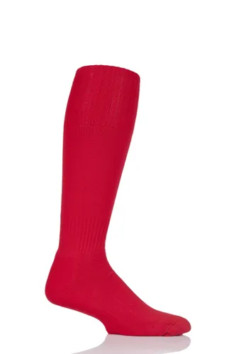 1 Pair Red of London Made in the UK Plain Football Socks Men's 6-11 Mens - SOCKSHOP of London