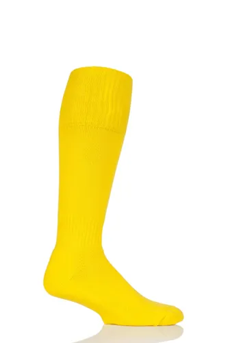 1 Pair Yellow of London Made in the UK Plain Football Socks Men's 6-11 Mens - SOCKSHOP of London