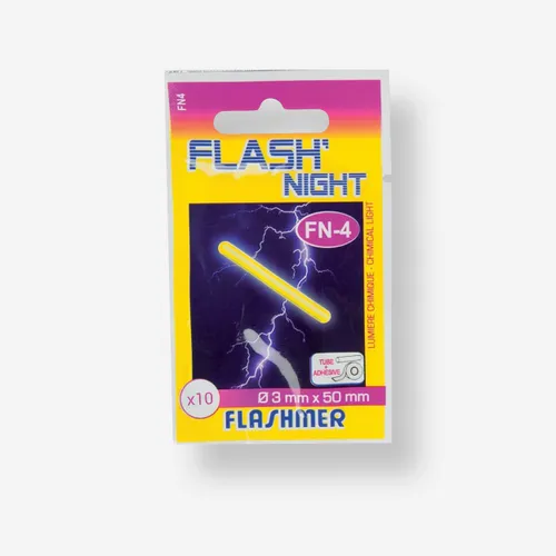 10 Flash Night T4 3x50mm Sea Fishing Glow Sticks