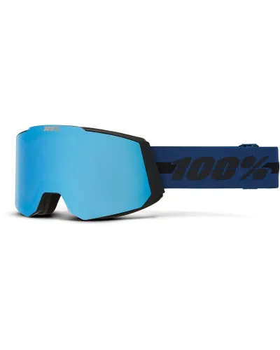 100% 1 Snowcraft Dusty / HIPER Vermillion Rose Blue ML Mirror + HIPER Pink Turqoise ML Mirror Goggles - Dusty