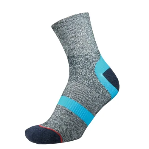 1000 Mile Approach Repreve Double Layer Sock Navy Marl