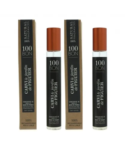 100Bon Unisex 100 Bon Carvi & Jardin De Figuier Concentre Refillable Eau de Parfum 15ml x 2 - One Size