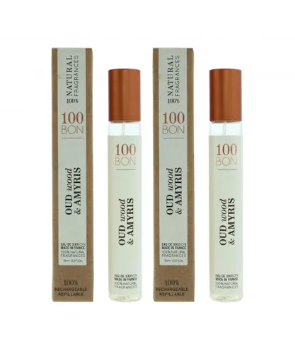 100Bon Unisex 100 Bon Oud Wood & Amyris Refillable Eau De Parfum 15ml x 2 - One Size