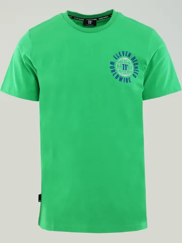11 Degrees Jade Green Worldwide X T-Shirt