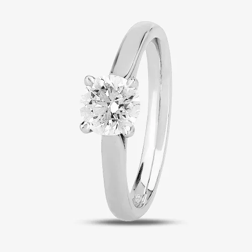 1888 Collection Platinum 0.90ct Brilliant-Cut Classic Diamond Ring RI-2016(.90CT PLUS) H/SI1/0.90ct