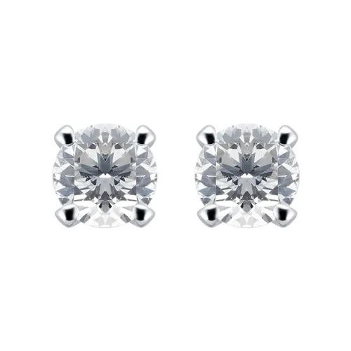 18ct White Gold 0.60cttw Solitaire Stud Earrings