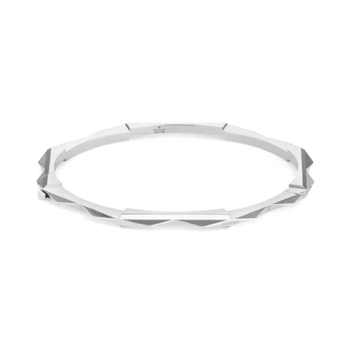 18ct White Gold Gucci Link to Love Bangle