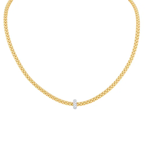 18ct Yellow Gold Flex'it Prima Diamond Necklace