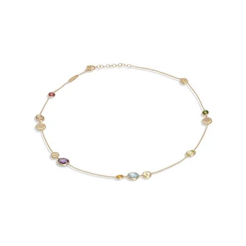 18ct Yellow Gold Jaipur Colour Collection Mixed Gemstone Necklace