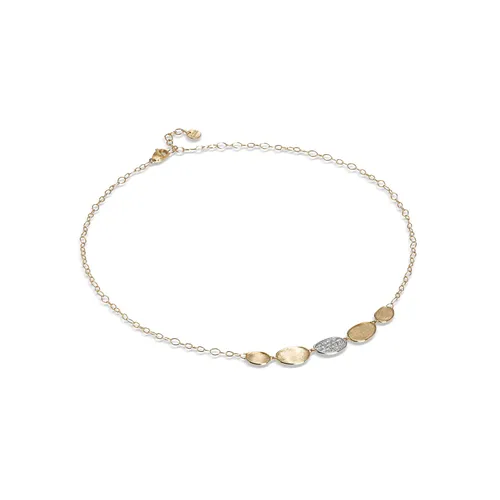 18ct Yellow Gold Lunaira Collection Diamond Petite Half Collar Necklace