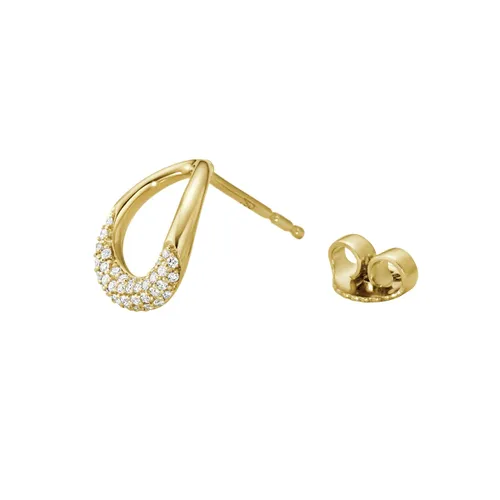 18ct Yellow Gold OFFSPRING Diamond Earrings