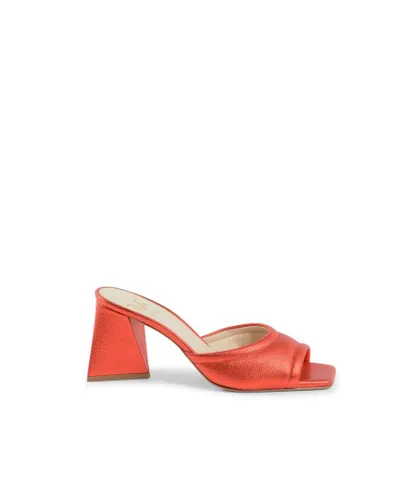 19v69 Italia Womens Sandal Red SIMONA VIT. BOT. ROSSO Leather