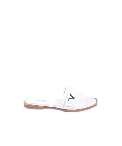 19v69 Italia Womens Sandal White AM NW98-60 Leather