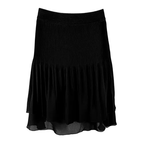2-Biz , Midi Skirt ,Black female, Sizes: