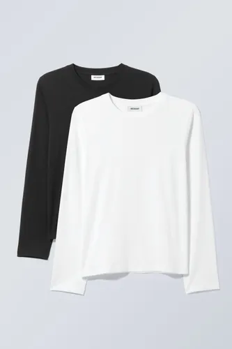 2-pack Essence Standard Long Sleeves - White