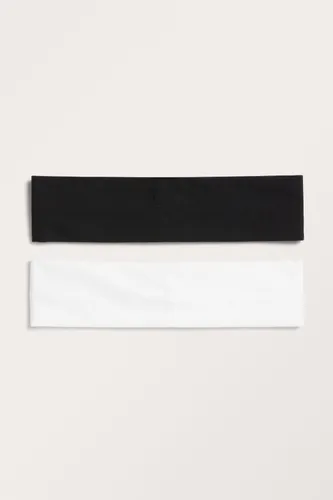 2-pack of elastic headbands - Black
