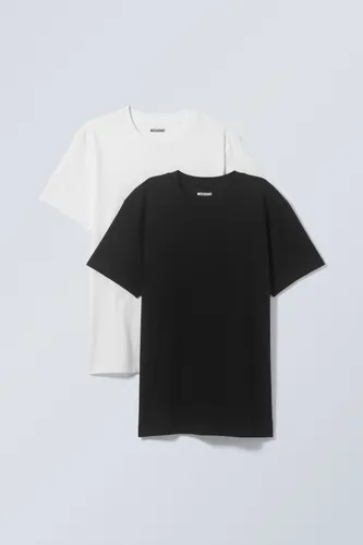 2-pack Relaxed Midweight T-shirt - Black