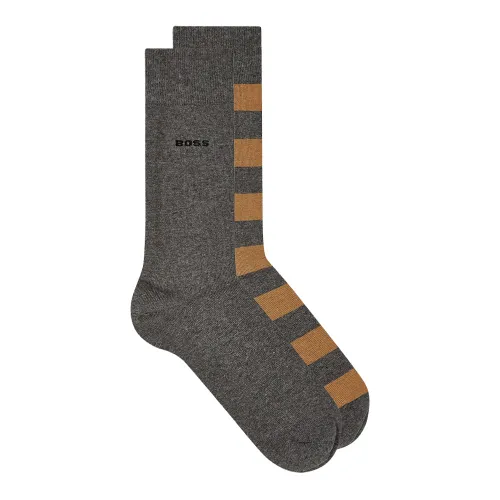 2 Pack Socks - Medium Beige