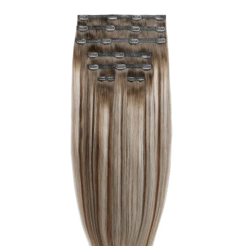 20" Double Hair Set ClipIn Extensions Amalfi Blonde