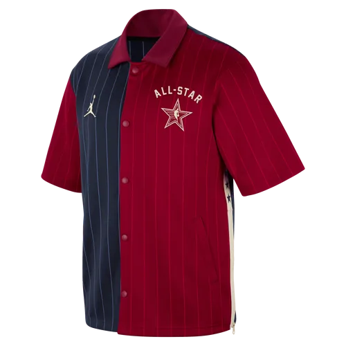 2024 All-Star Weekend Showtime Jordan NBA Short-Sleeve Jacket - Red - Polyester