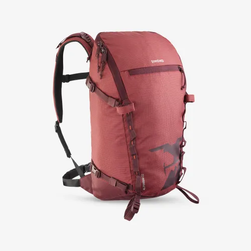 22-litre Mountaineering Backpack Alpinism 22 - Burgundy