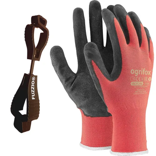 24 pairs of Ogrifox work gloves and a FUZZIO® clip glove