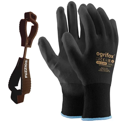 24 pairs PU coated work gloves Gardening Mechanic and