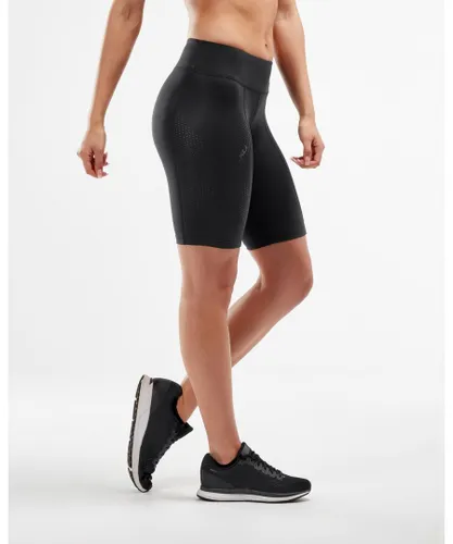 2Xu Motion Compression Womens Black Shorts Nylon