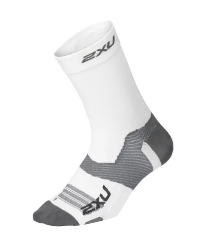 2Xu Unisex U Vectr Ultralight Crew Socks White/Grey