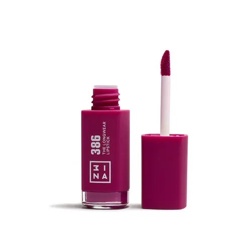 3INA MAKEUP - Vegan - The Longwear Lipstick 386 - Purple -