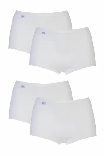 4 Pack White Basic Maxi Briefs Ladies 16 Ladies - Sloggi
